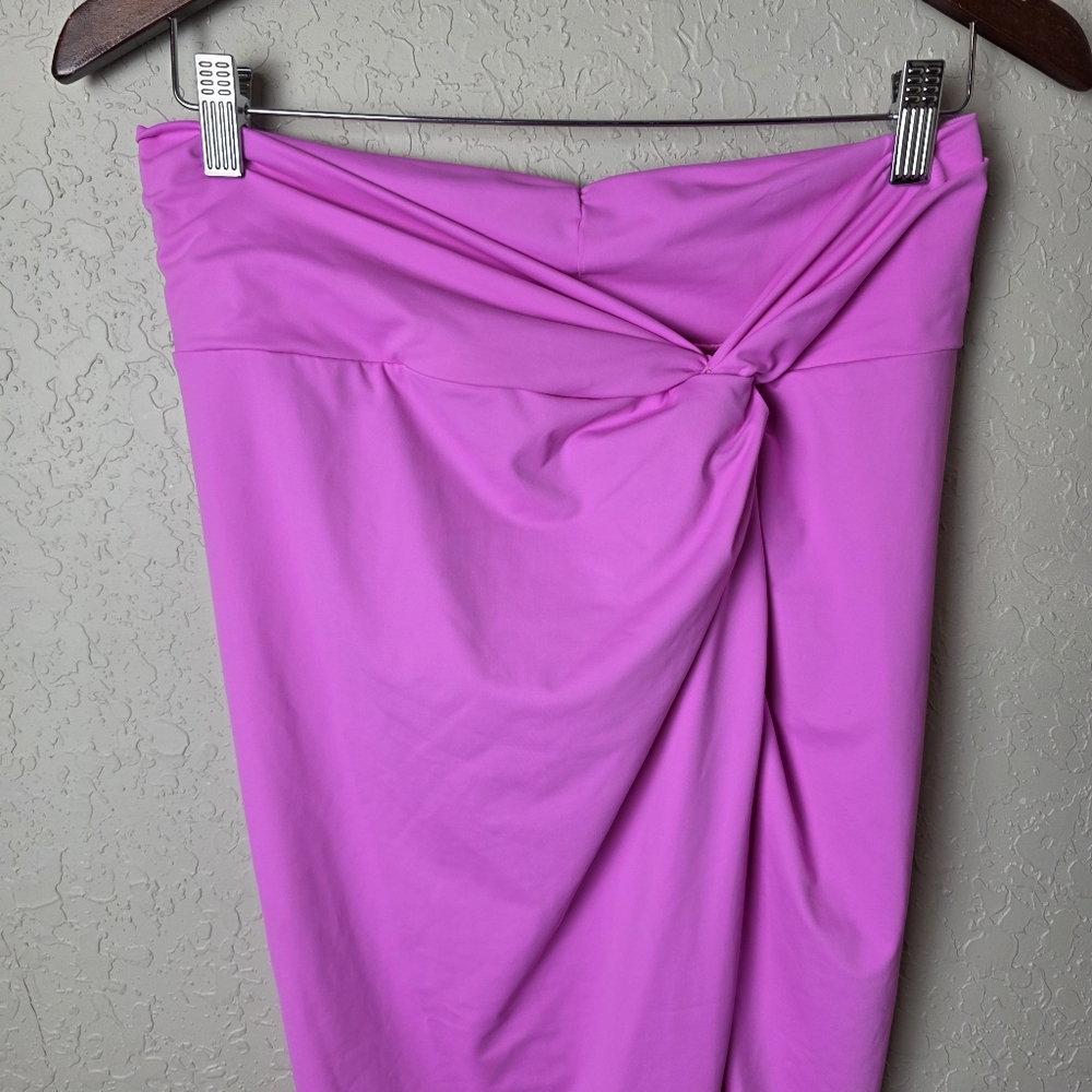 Skims Sarong Skirt Cover Up Swim Taffy Hot Pink Size M - Picture 6 of 8